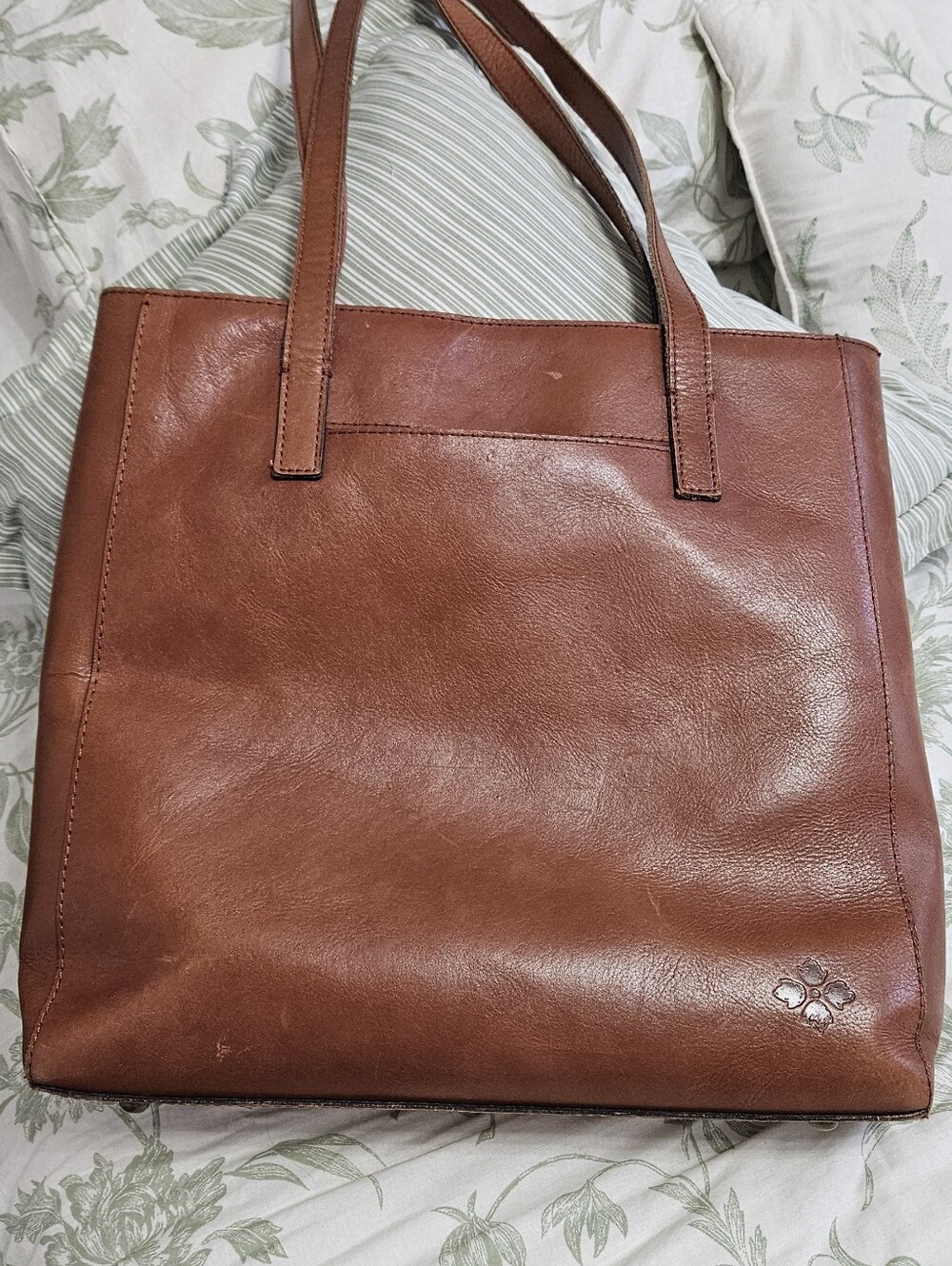 Patricia Nash Brown Leather Tote Bag - Picture 12 of 12